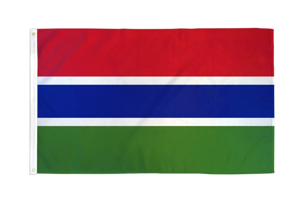 Gambia Flag 2x3ft Poly - Flags Importer