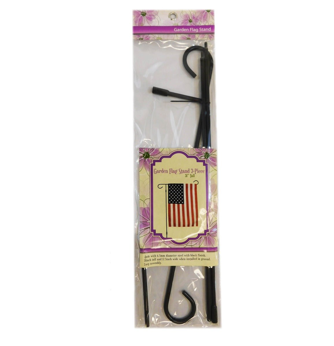 Garden Flag Pole (3 - Piece) - Flags Importer