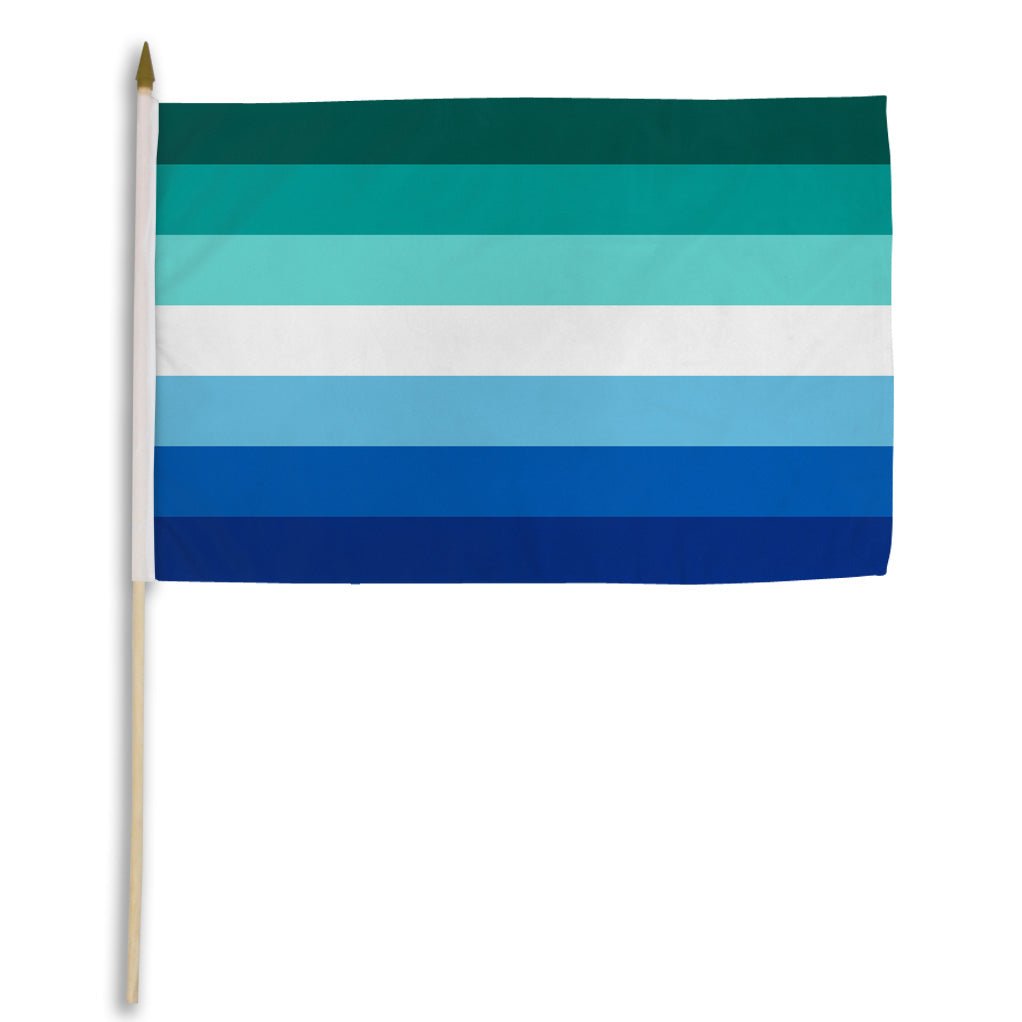 Gay Male MLM 12x18in Stick Flag - Flags Importer