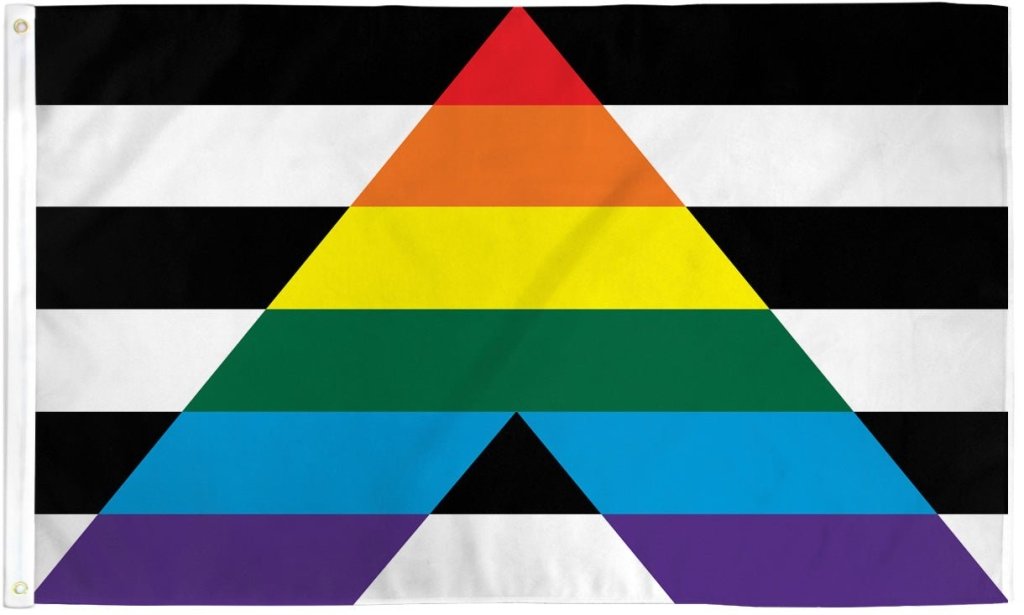 Gay Straight Alliance Flag 2x3ft Poly - Flags Importer