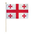 Georgia (Country) 12x18in Stick Flag - Flags Importer