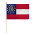 Georgia (State) 12x18in Stick Flag - Flags Importer