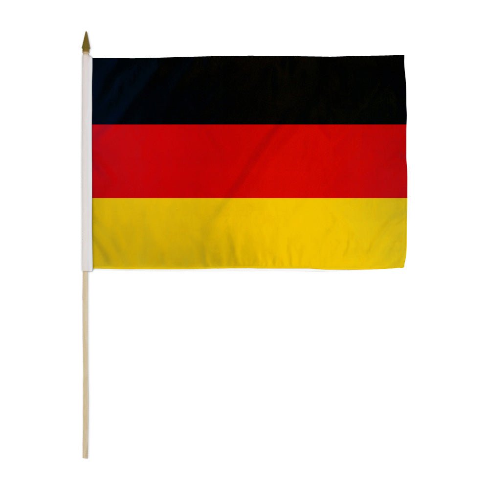 Germany 12x18in Stick Flag - Flags Importer