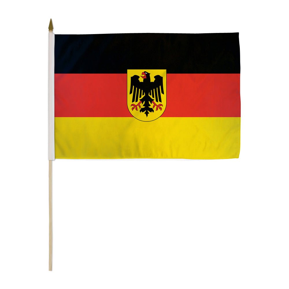 Germany (Eagle) 12x18in Stick Flag - Flags Importer