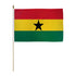 Ghana 12x18in Stick Flag - Flags Importer