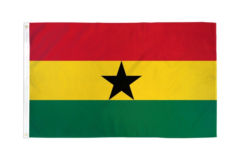 Ghana Flag 2x3ft Poly - Flags Importer