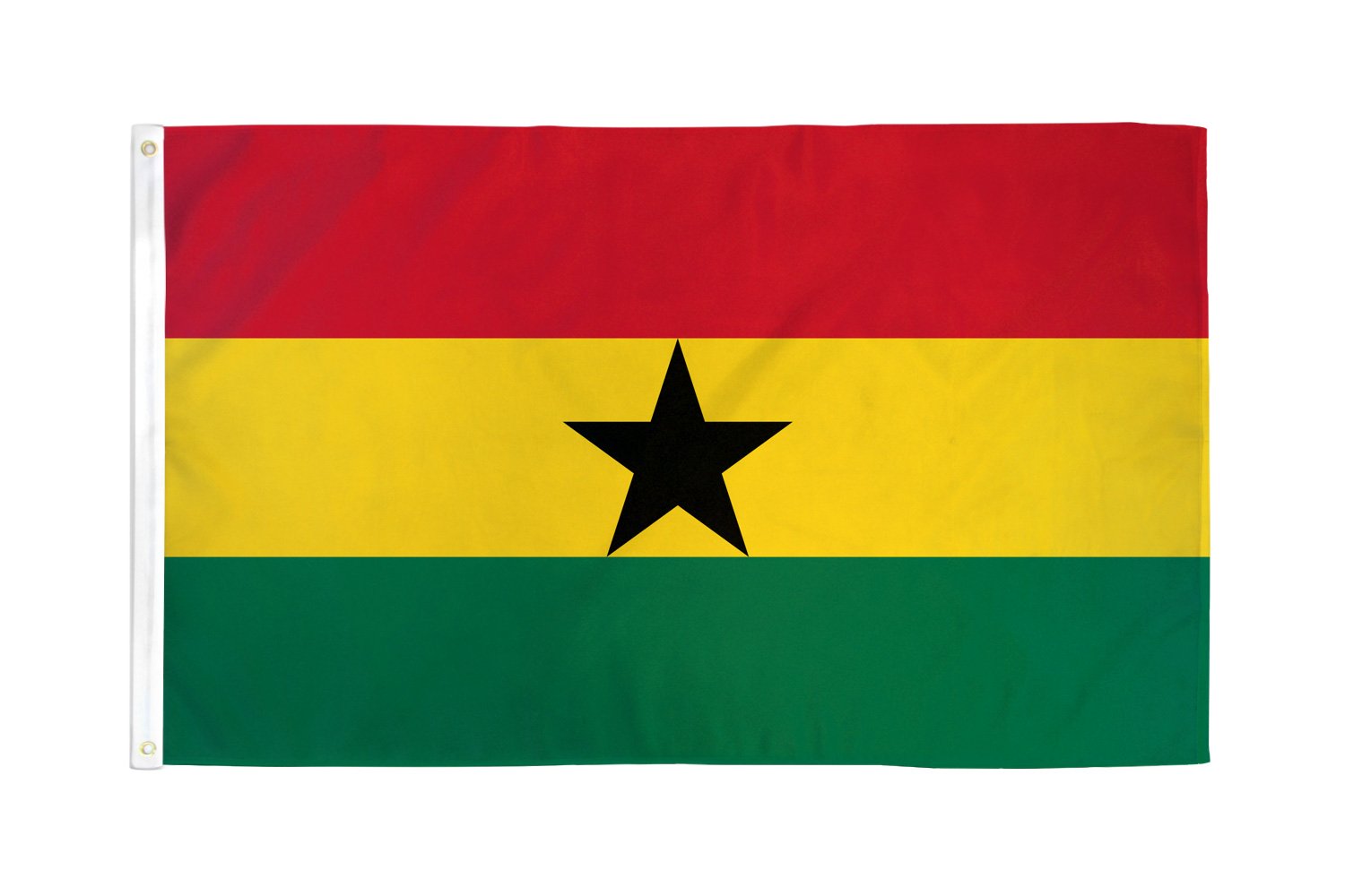 Ghana Flag 2x3ft Poly - Flags Importer