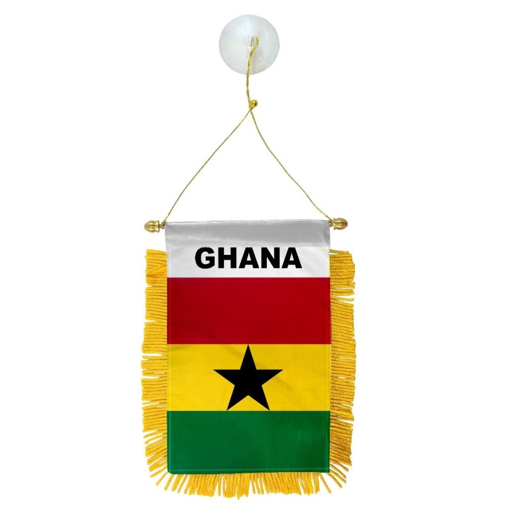 Ghana Mini Banner - Flags Importer