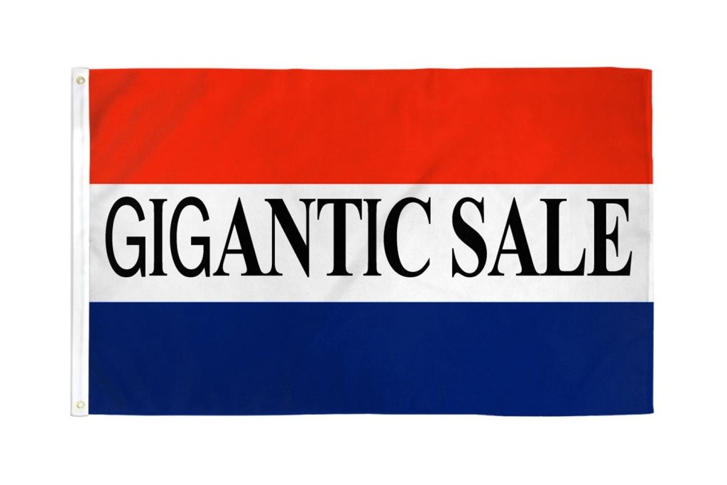 Gigantic Sale Flag 3x5ft Poly - Flags Importer