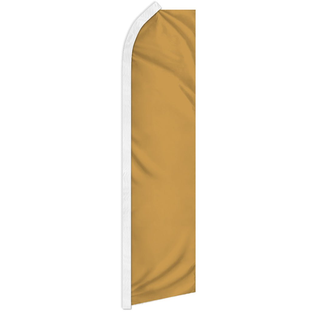 Gold Solid Color Super Flag - Flags Importer