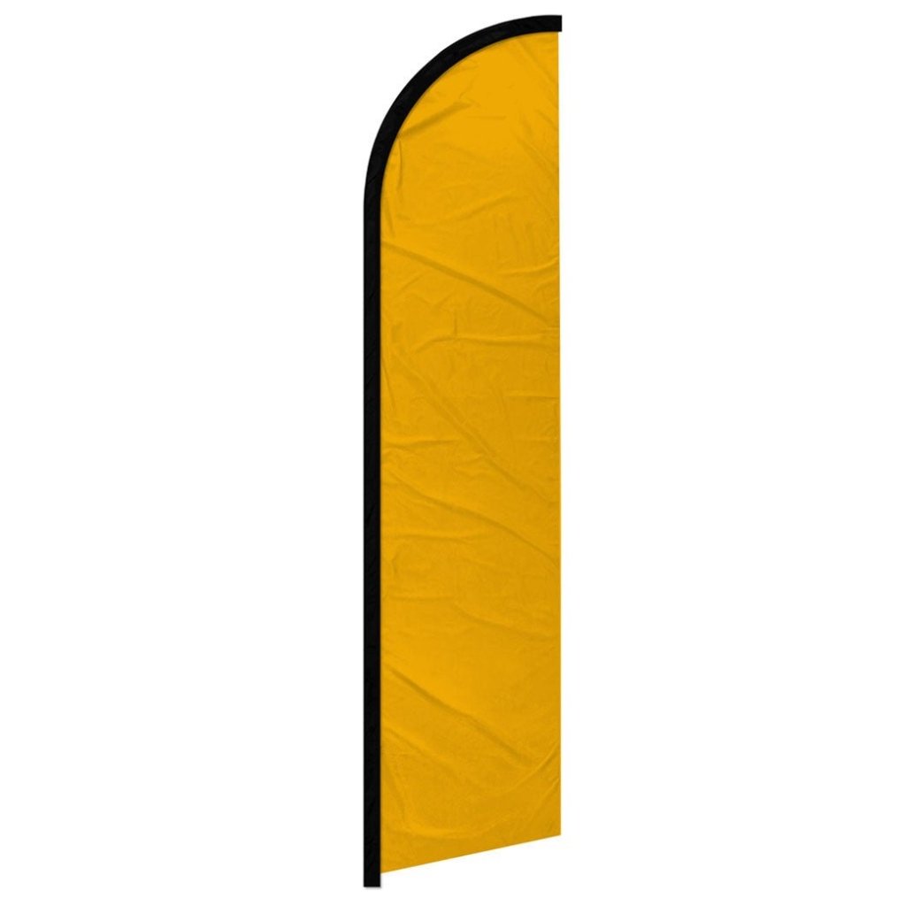 Gold Solid Color Windless Banner Flag - Flags Importer