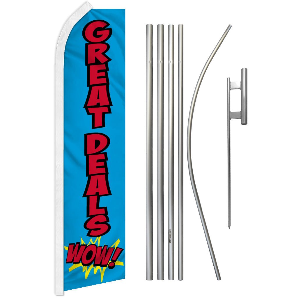 Great Deals Wow! Super Flag & Pole Kit - Flags Importer