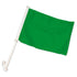 Green Solid Color Double - Sided Car Flag - Flags Importer