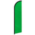 Green Solid Color Windless Banner Flag - Flags Importer