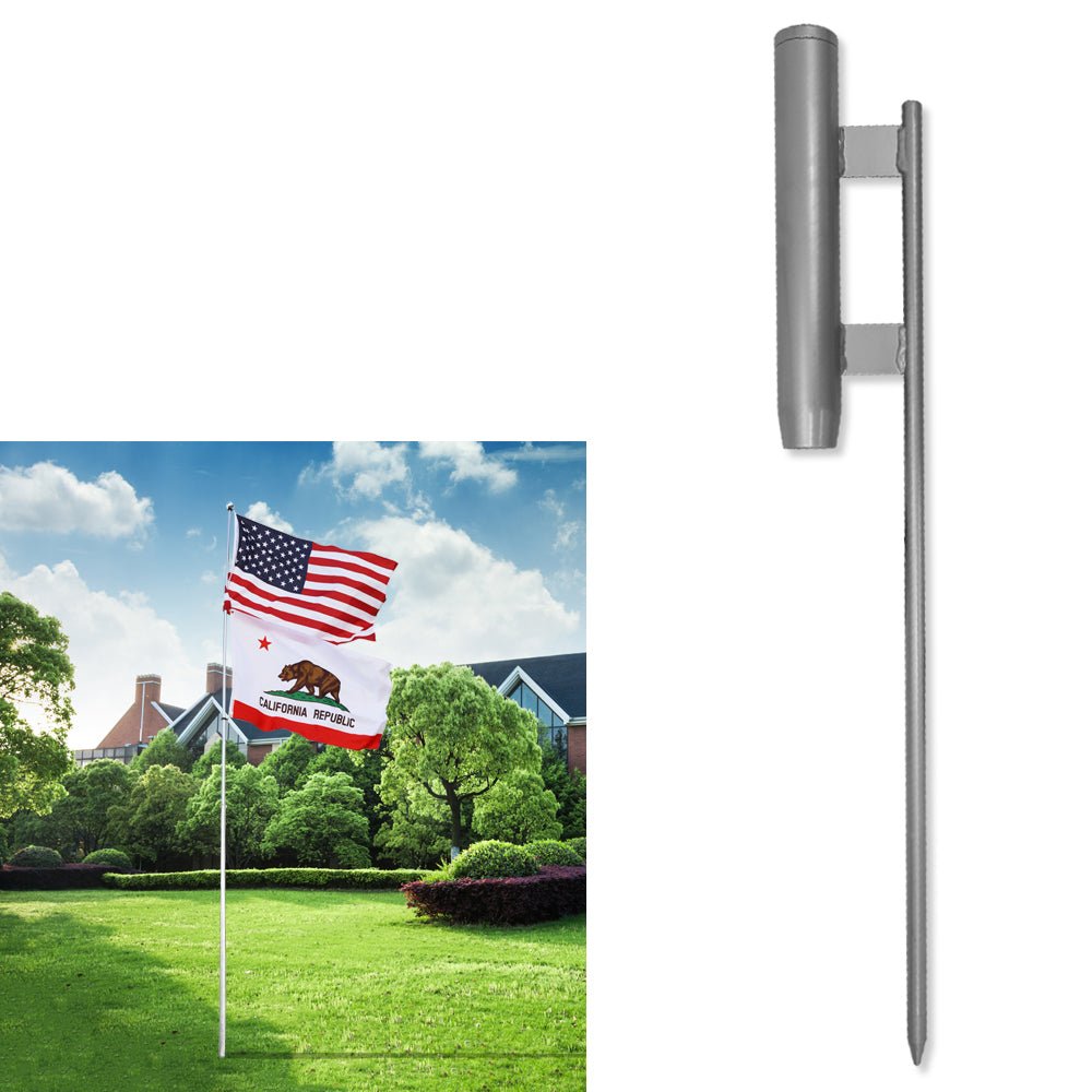 Ground Spike for 16ft Deluxe Fiberglass Flag Pole - Flags Importer