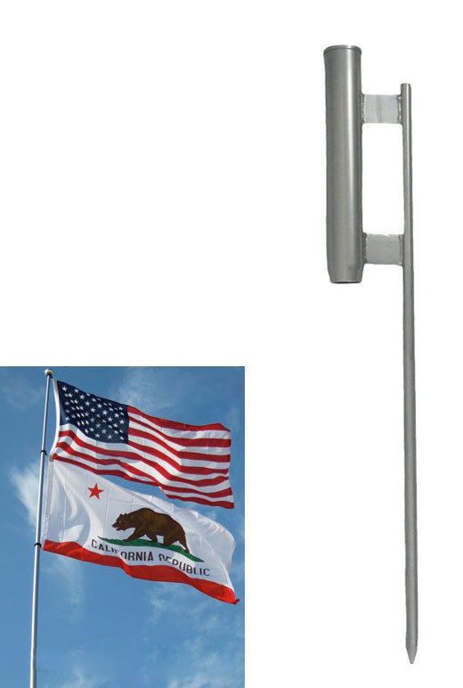 Ground Spike For 24ft Fiberglass Flag Pole - Flags Importer