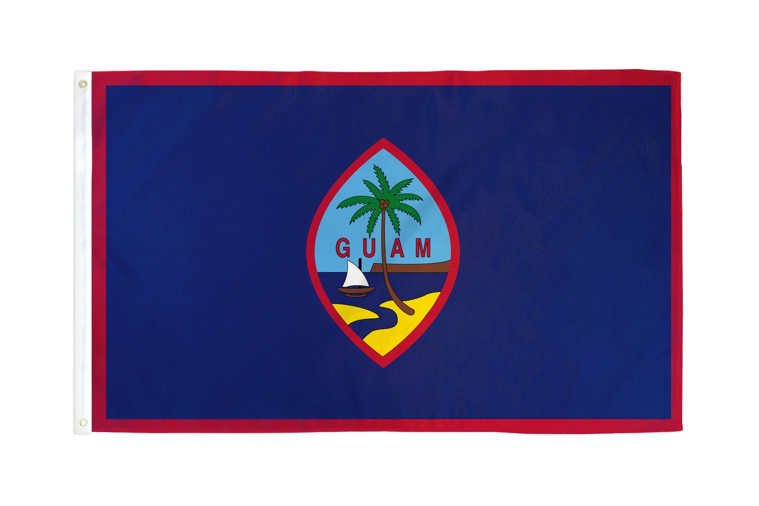 Guam Flag 2x3ft Poly - Flags Importer