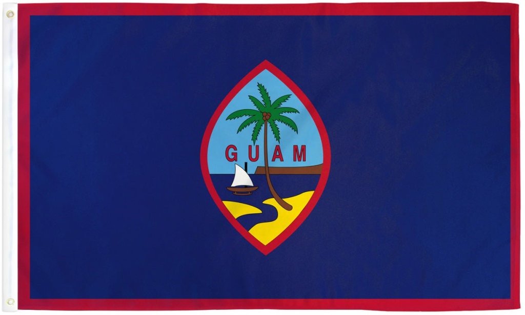 Guam Flag 3x5ft Poly - Flags Importer