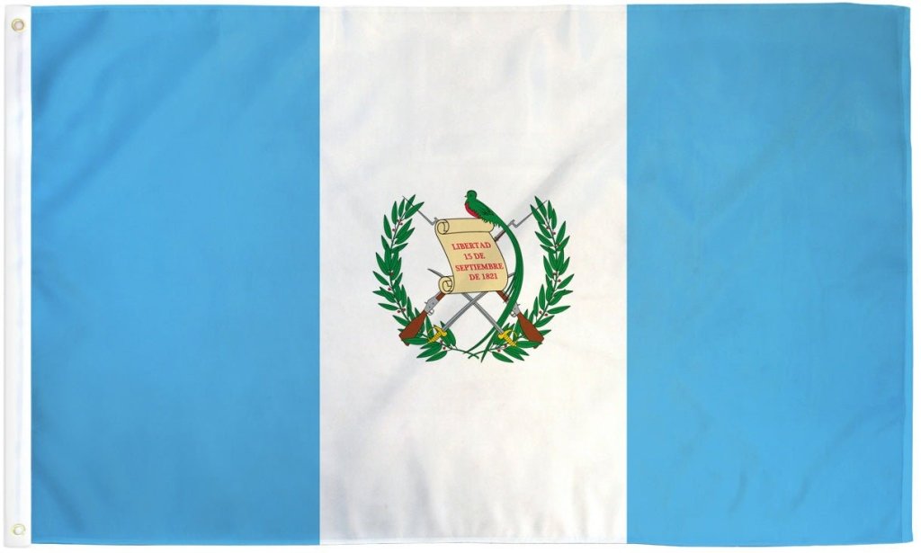 Guatemala Flag 3x5ft Poly - Flags Importer