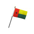 Guinea - Bissau 4x6in Stick Flag - Flags Importer