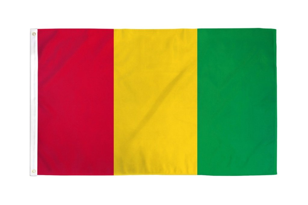 Guinea Flag 2x3ft Poly - Flags Importer