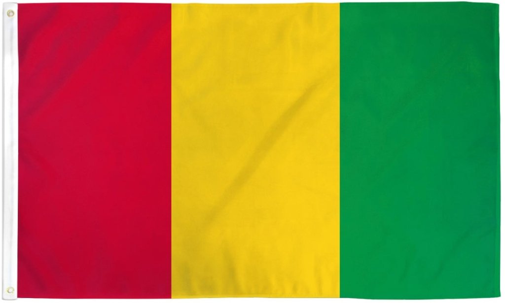 Guinea Flag 2x3ft Poly - Flags Importer