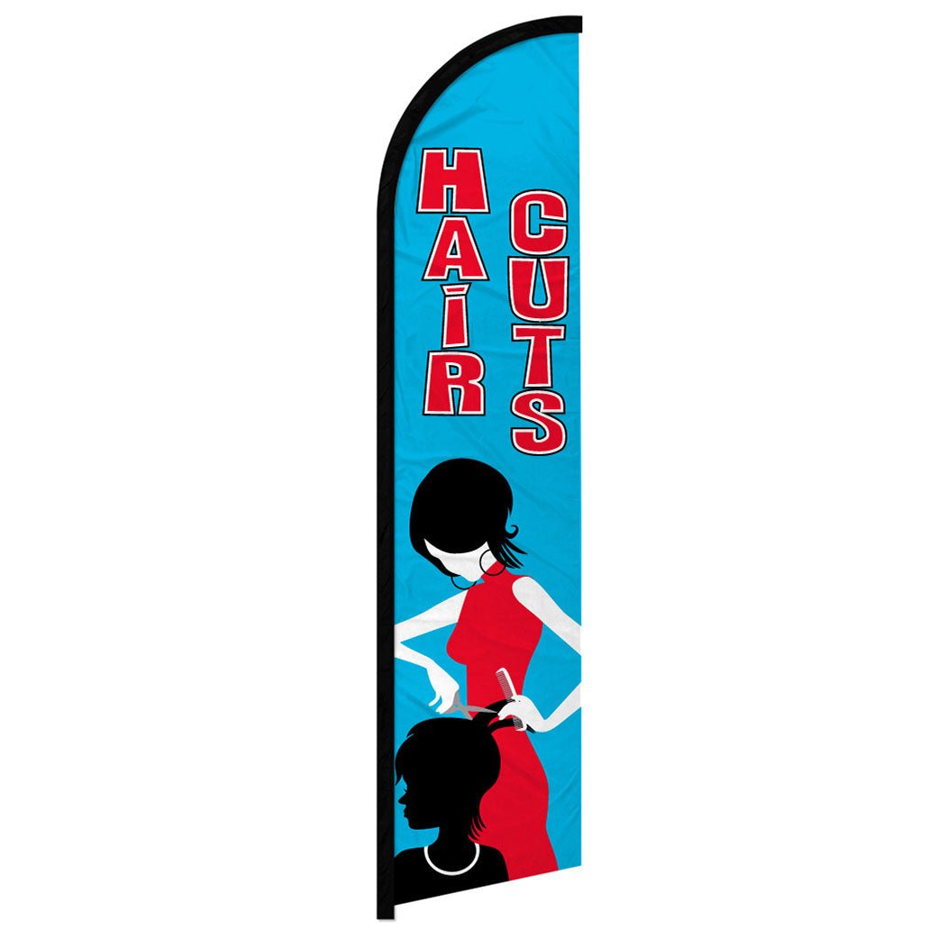 Hair Cuts Windless Banner Flag - Flags Importer