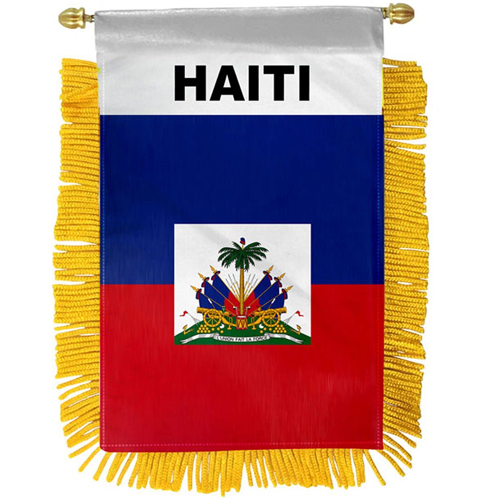 Haiti Mini Banner - Flags Importer