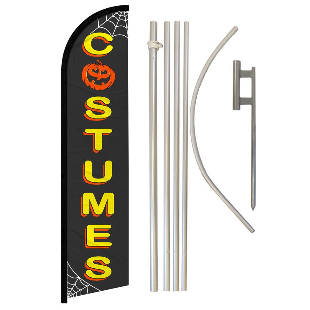 Halloween Costumes Windless Banner Flag & Pole Kit - Flags Importer