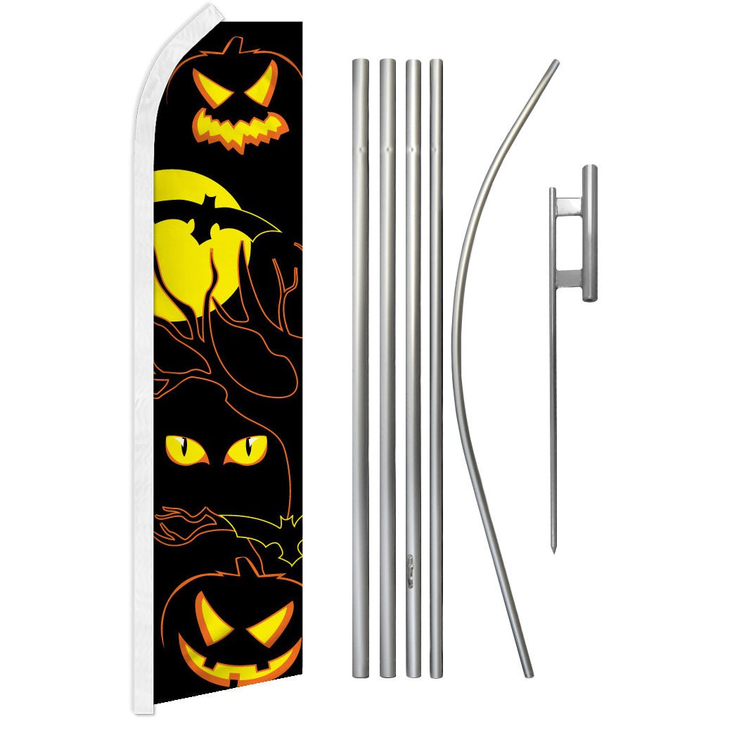 Halloween Eyes Super Flag & Pole Kit - Flags Importer