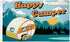 Happy Camper Flag 3x5ft Poly - Flags Importer