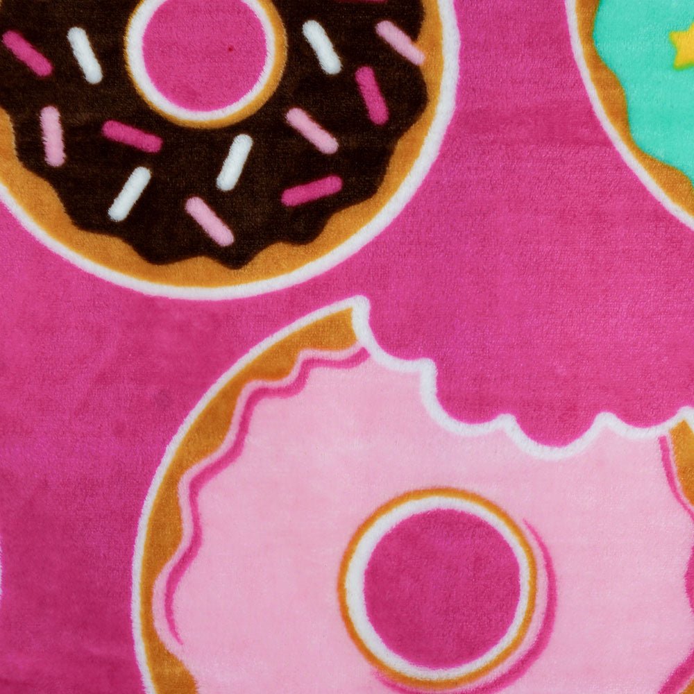 Happy Donuts Soft Plush 50x60in Blanket - Flags Importer