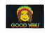 Happy Face (Good Vibes) Flag 3x5ft Poly - Flags Importer