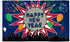 Happy New Year (Ball) Flag 3x5ft Poly - Flags Importer