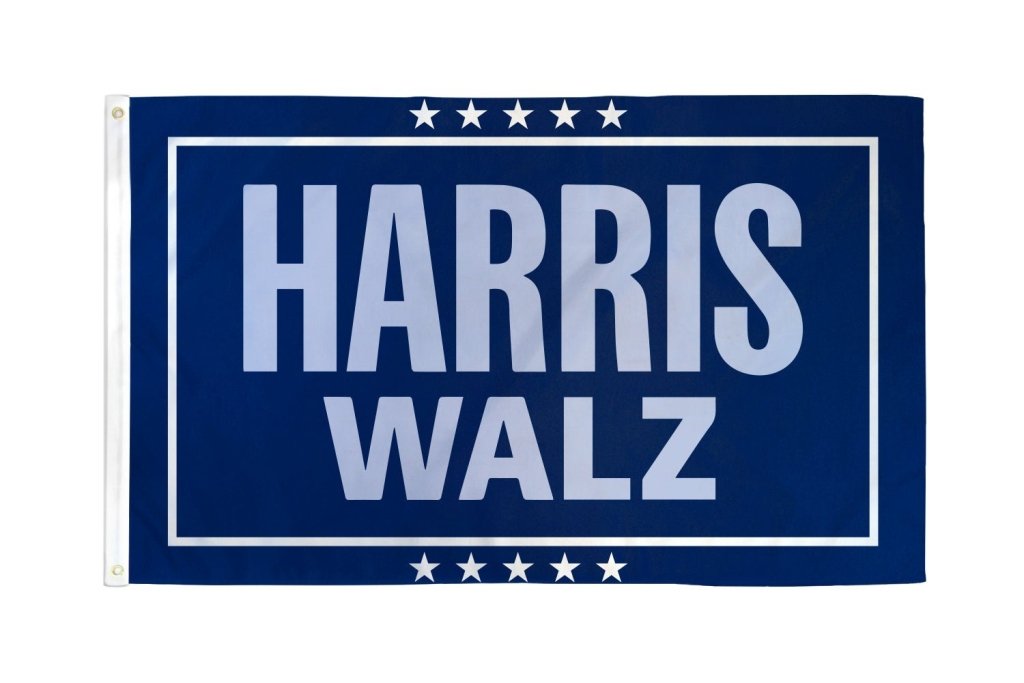 Harris Walz (Blue) 3x5ft Poly - Flags Importer