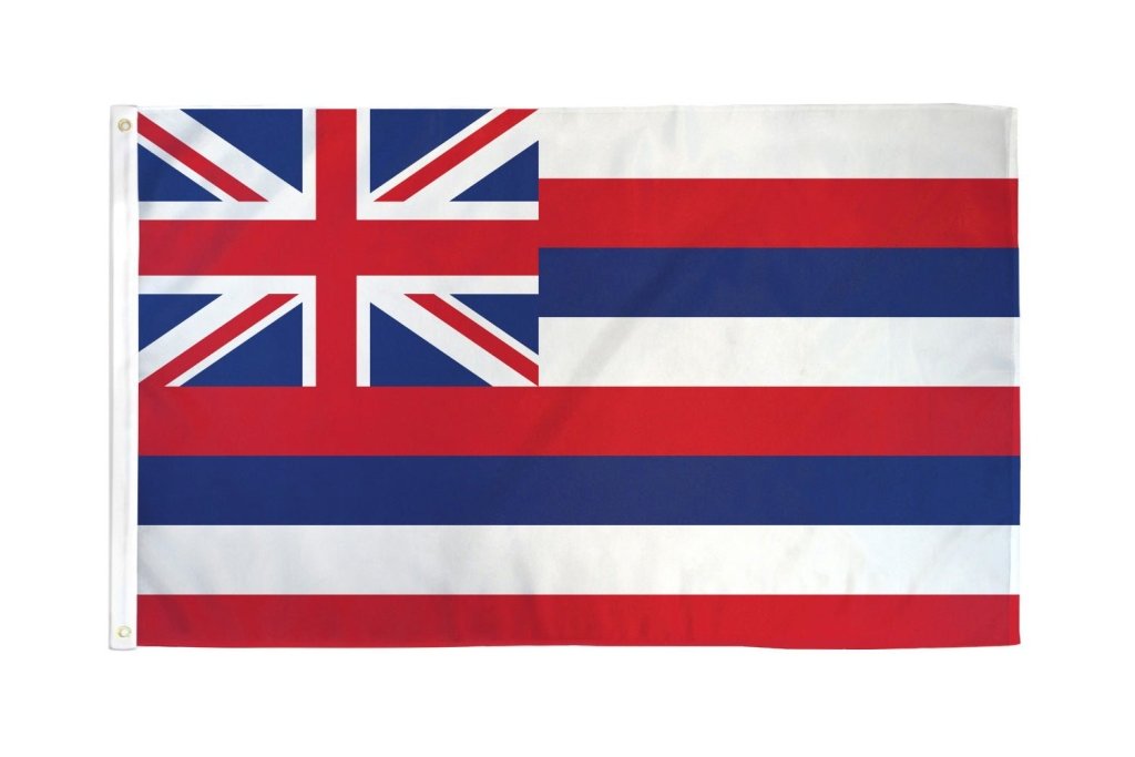 Hawaii Flag 3x5ft Poly - Flags Importer