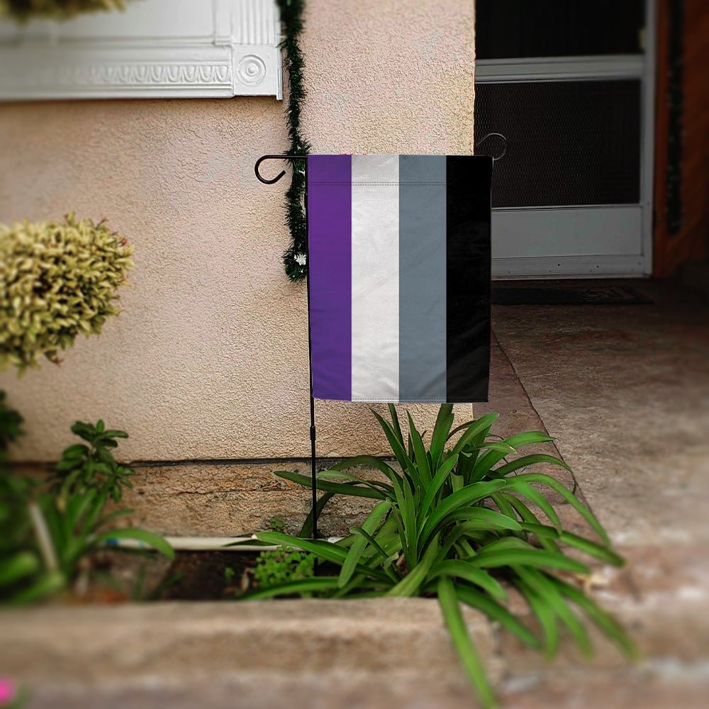 H&G Studios Asexual 12x18in Garden Flag - Flags Importer