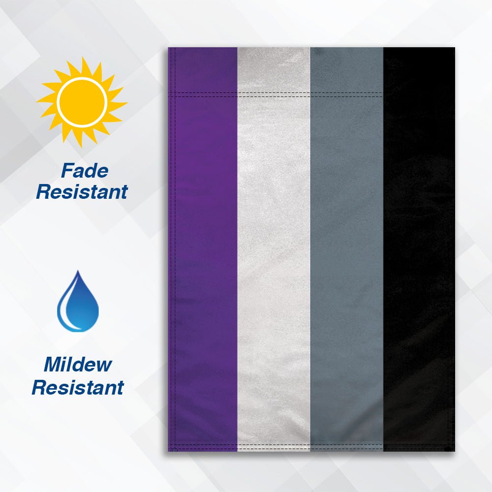 H&G Studios Asexual 12x18in Garden Flag - Flags Importer