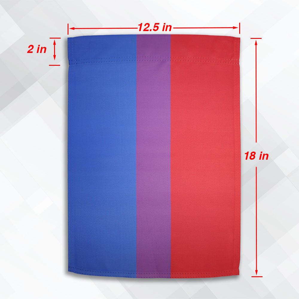 H&G Studios Bisexual 12x18in Garden Flag - Flags Importer