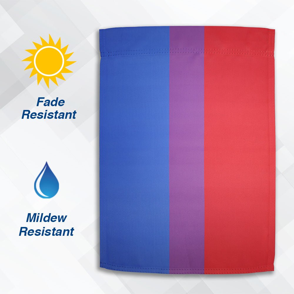 H&G Studios Bisexual 12x18in Garden Flag - Flags Importer