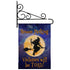 H&G Studios Broom Parking (Halloween) 12x18in Garden Flag - Flags Importer