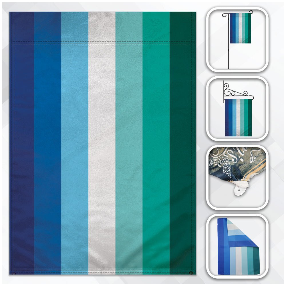 H&G Studios Gay Male MLM 12x18in Garden Flag - Flags Importer