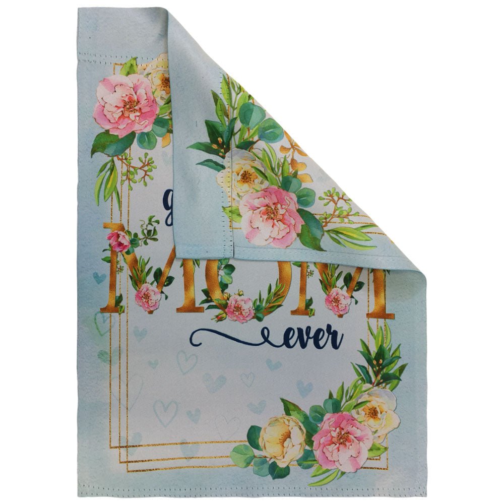 H&G Studios Greatest Mom Ever 12x18in Garden Flag - Flags Importer