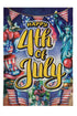 H&G Studios Happy 4th of July (Party) 12x18in Garden Flag - Flags Importer