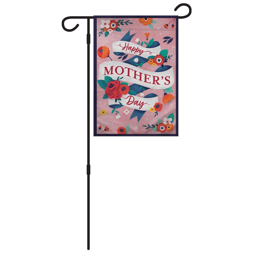 H&G Studios Happy Mother's Day (Pink) 12x18in Garden Flag - Flags Importer