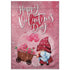 H&G Studios Happy Valentine's Day (Gnome) 12x18in Garden Flag - Flags Importer