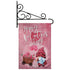 H&G Studios Happy Valentine's Day (Gnome) 12x18in Garden Flag - Flags Importer