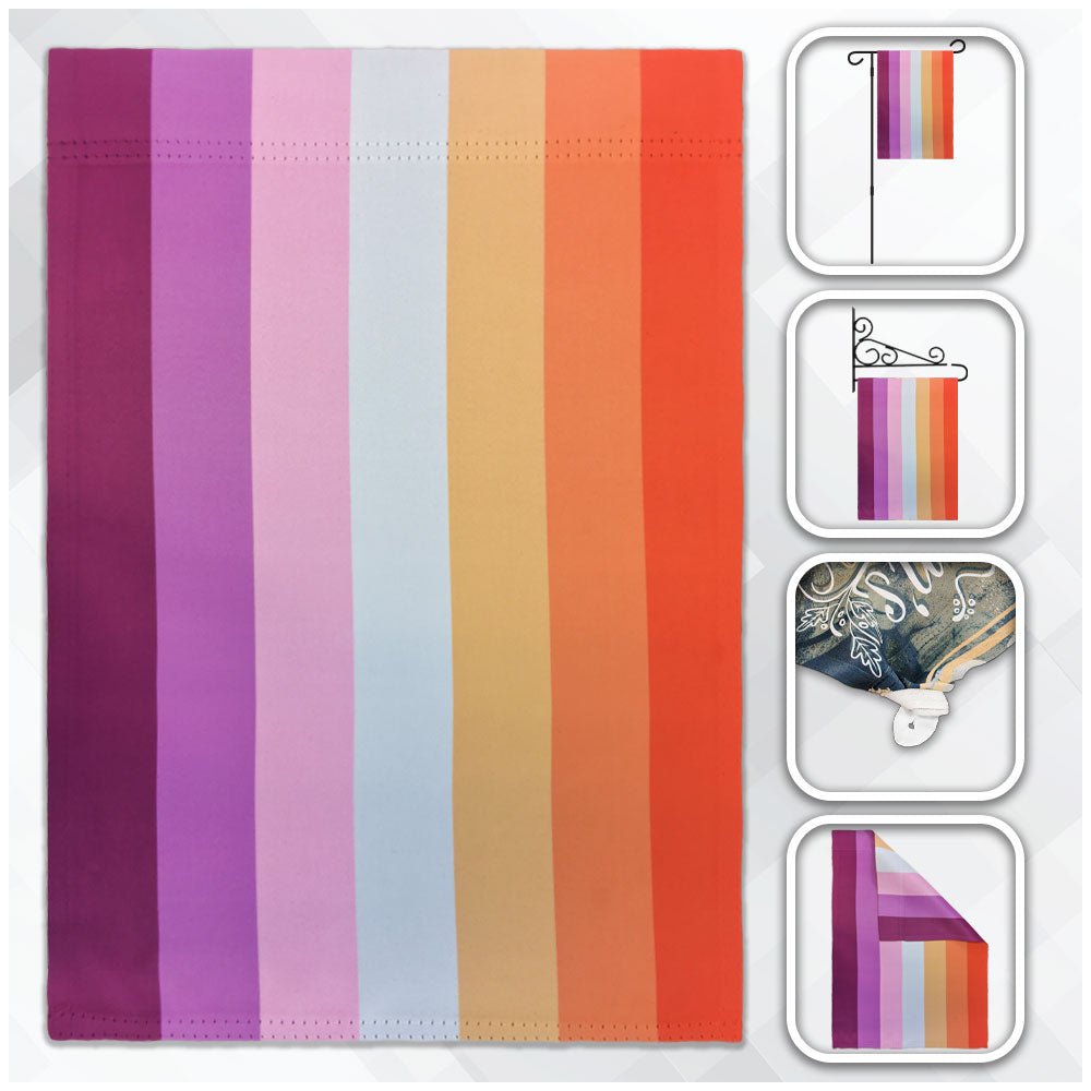 H&G Studios Lesbian (Sunset) 12x18in Garden Flag - Flags Importer