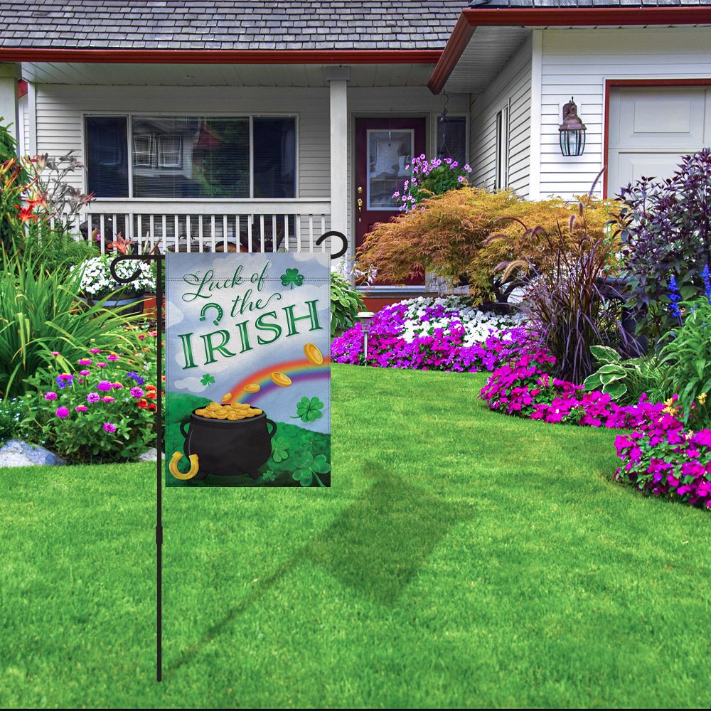 H&G Studios Luck of the Irish 12x18in Garden Flag - Flags Importer