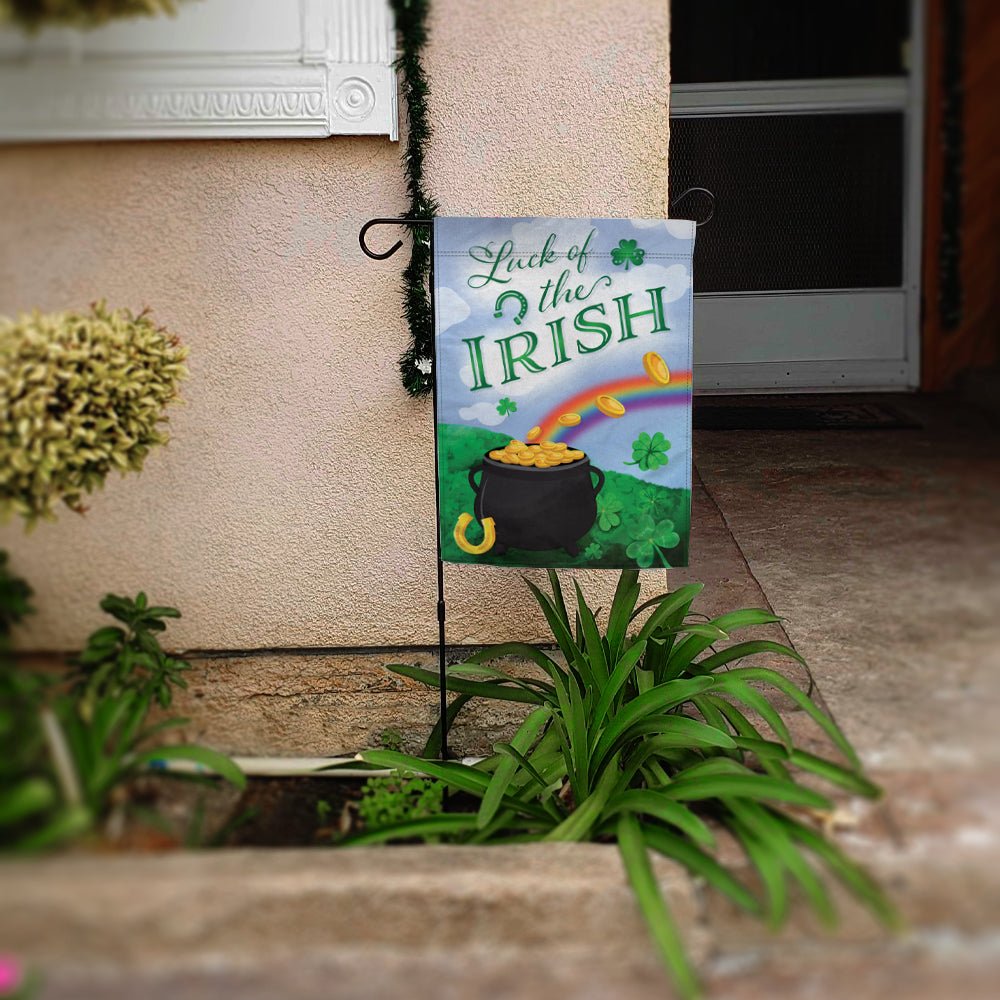 H&G Studios Luck of the Irish 12x18in Garden Flag - Flags Importer